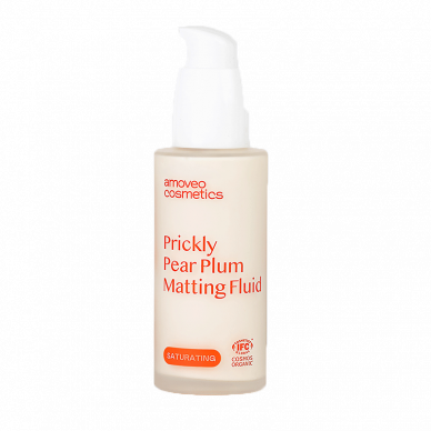 Матирующий сливовый флюид «PRICKLY PEAR PLUM MATTING FLUID» Amoveo